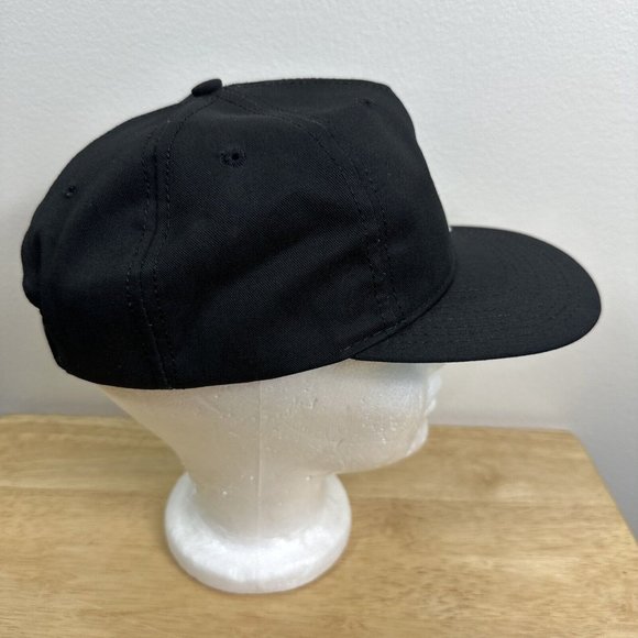 VTG Airborne Embroidered Black P Cap Snapback Hat Military Made in USA - Picture 5 of 10